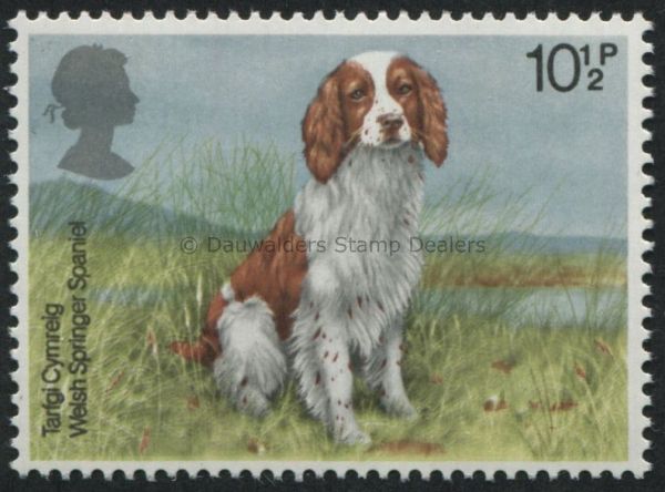 SG1076 10p Welsh Springer 1976 Dogs