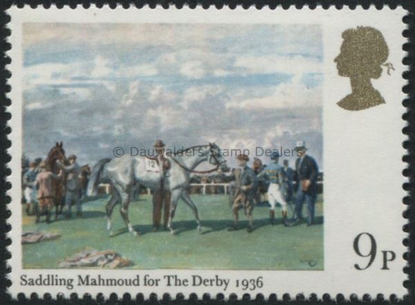 SG1087 9p Mahmoud 1979 Horse Racing (Derby)