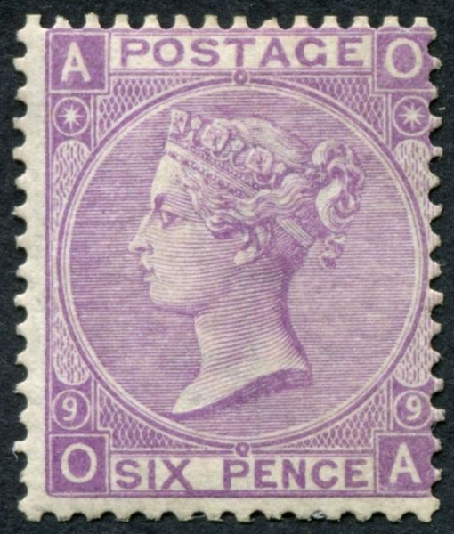 SG109 6d Mauve, perfect U/M