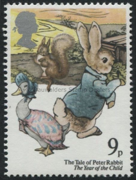 SG1091 9p Peter Rabbit 1979 Year of the Child