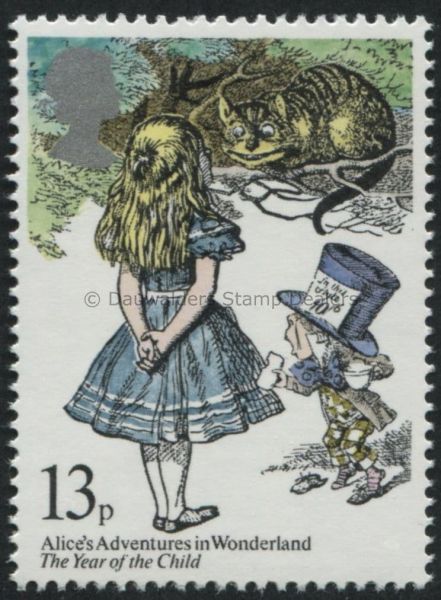 SG1094 13p Alice in Wonderland 1979 Year of the Child