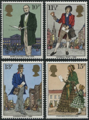 SG1095-1098 Set of 4 1979 Sir Rowland Hill