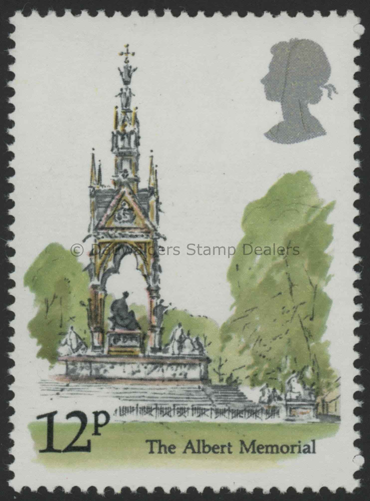 SG1121 12p Albert Memorial 1980 London Landmarks