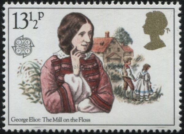 SG1126 13p George Eliot 1980 Famous Authoresses