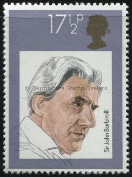 SG1133 17p Sir John Barbirolli 1980 Conductors