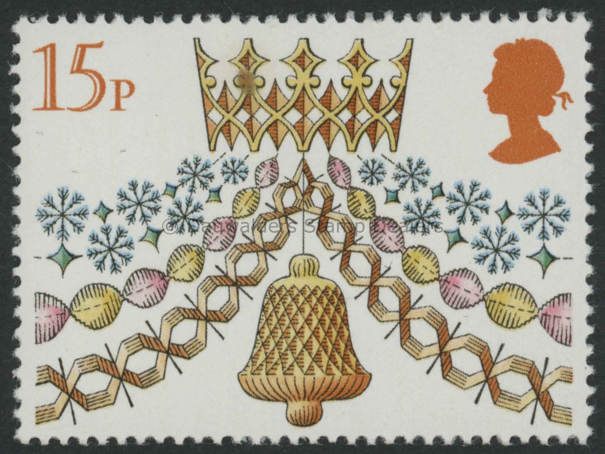 SG1141 15p Crown, Belol 1980 Christmas