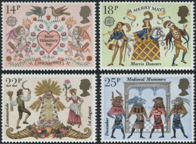 SG1143-1146 Set of 4 1981 Folklore