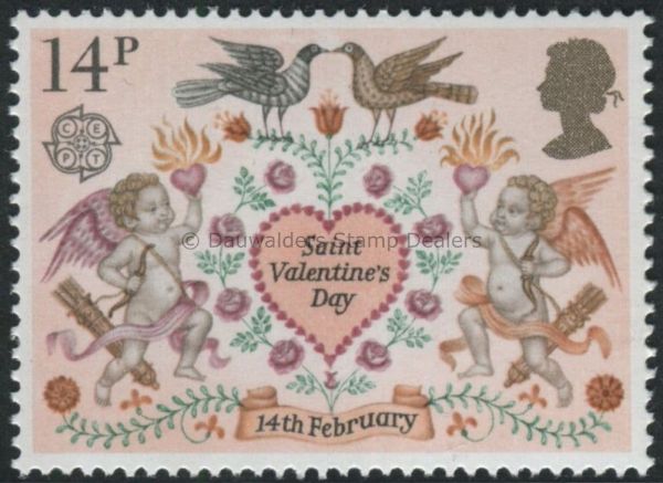 SG1143 14p St. Valentines Day 1981 Folklore