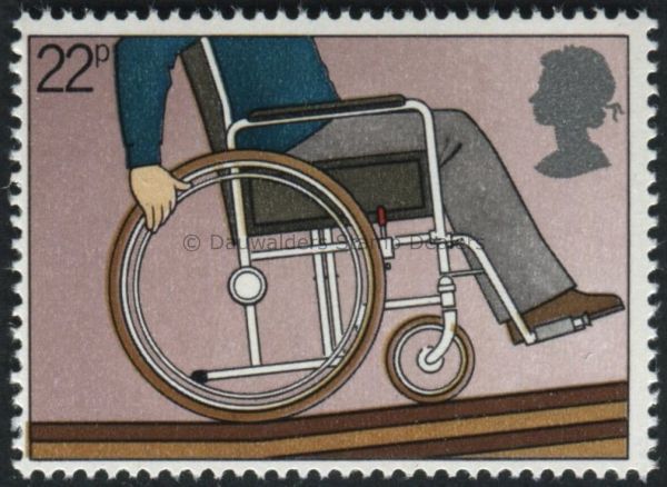 SG1149 22p Wheelchair 1981 Disabled