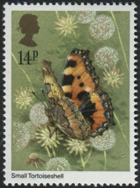 SG1151 14p Tortoiseshell 1981 Butterflies