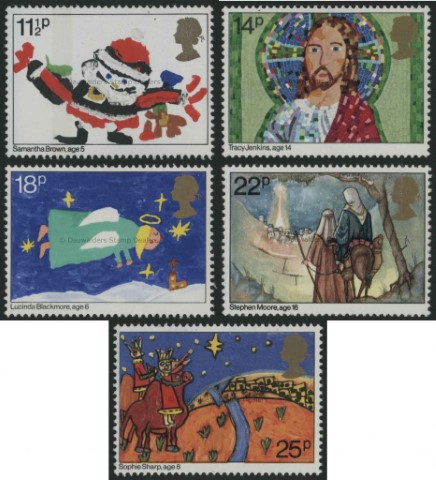 SG1170-1174 Set of 5 1981 Christmas