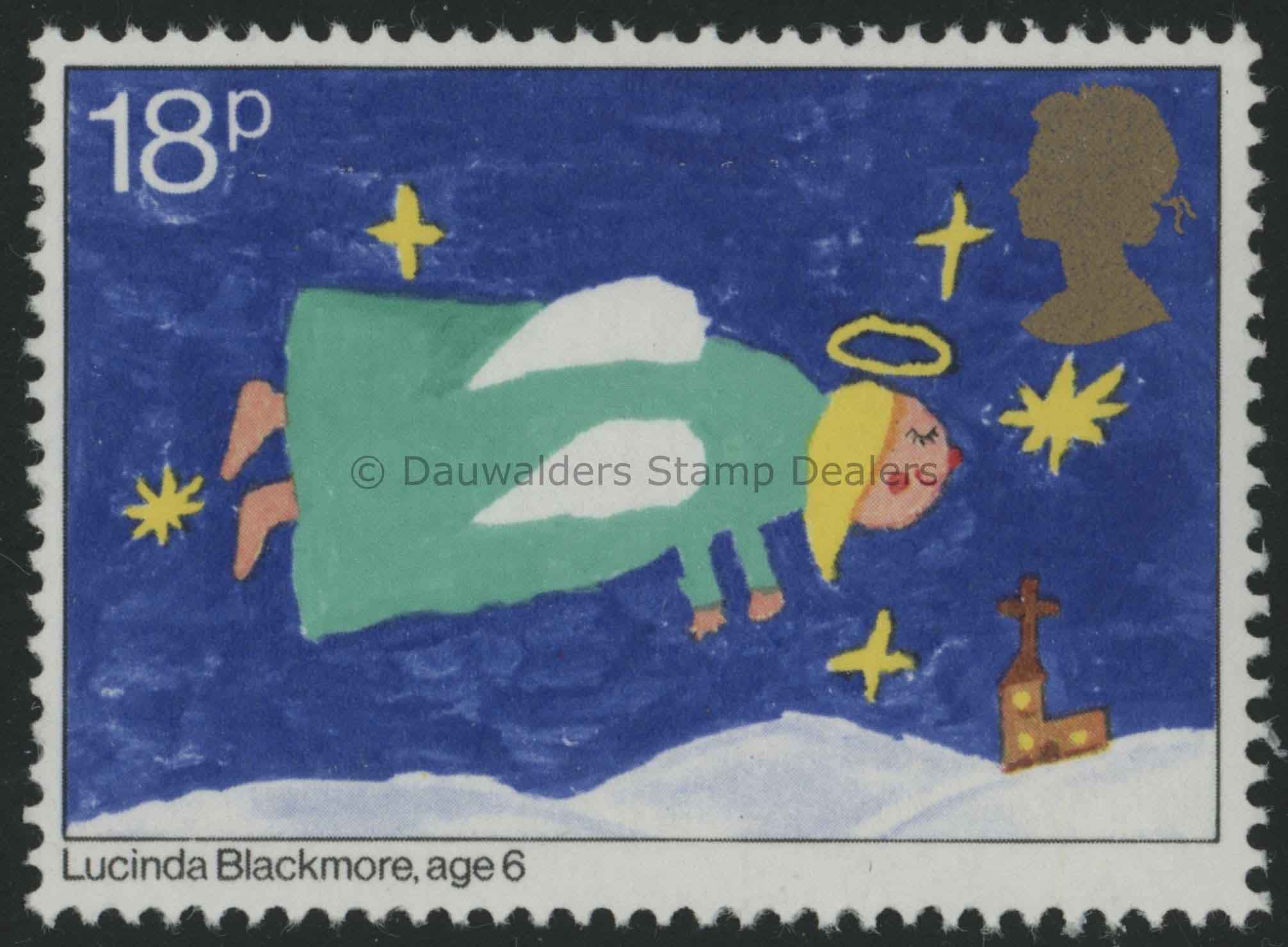 SG1172 18p Flying Angel 1981 Christmas