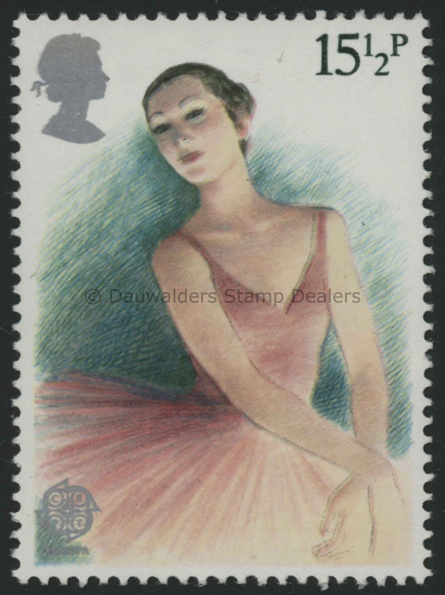 SG1183 15p Ballerina 1982 Europa (British Theatre)