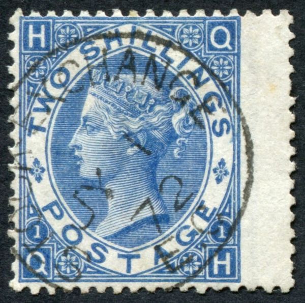 SG119 2/- deep Blue QH, brilliant cds