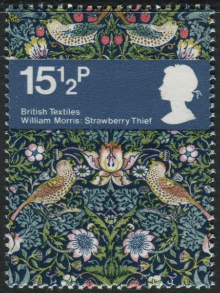 SG1192 15p Strawberry Thief 1982 British Textiles