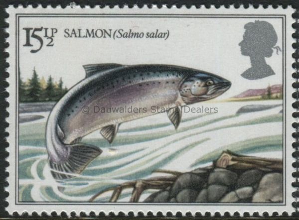 SG1207 15p Salmon 1983 River Fishes