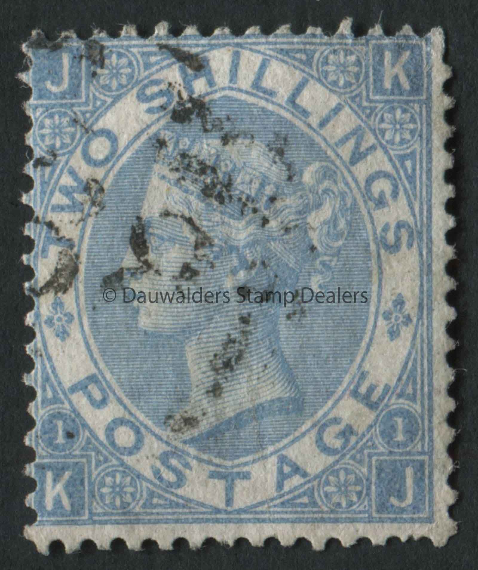 SG120b 2/- Milky Blue