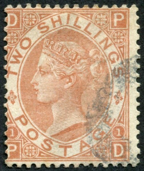 SG121 2/- Red-Brown PD