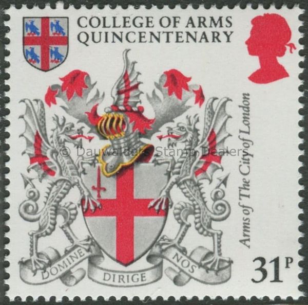 SG1239 31p City of London 1984 Heraldry