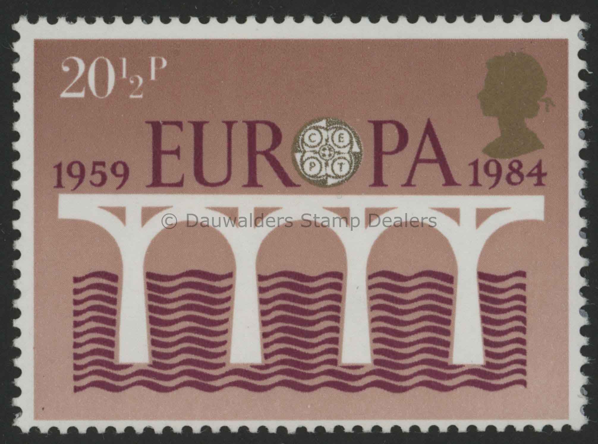 SG1251 20p Europa 1984 (C.E.P.T.)