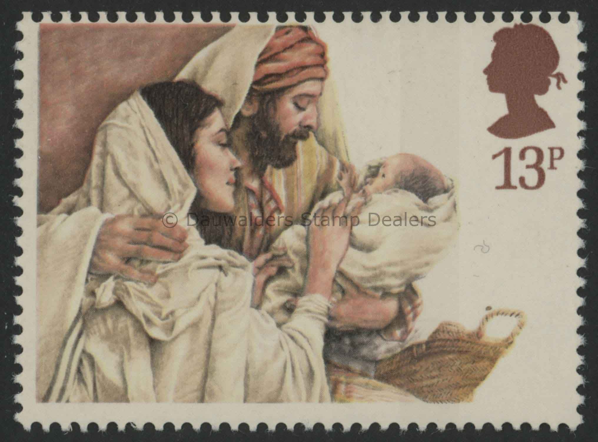 SG1267 13p The Holy Family 1984 Christmas