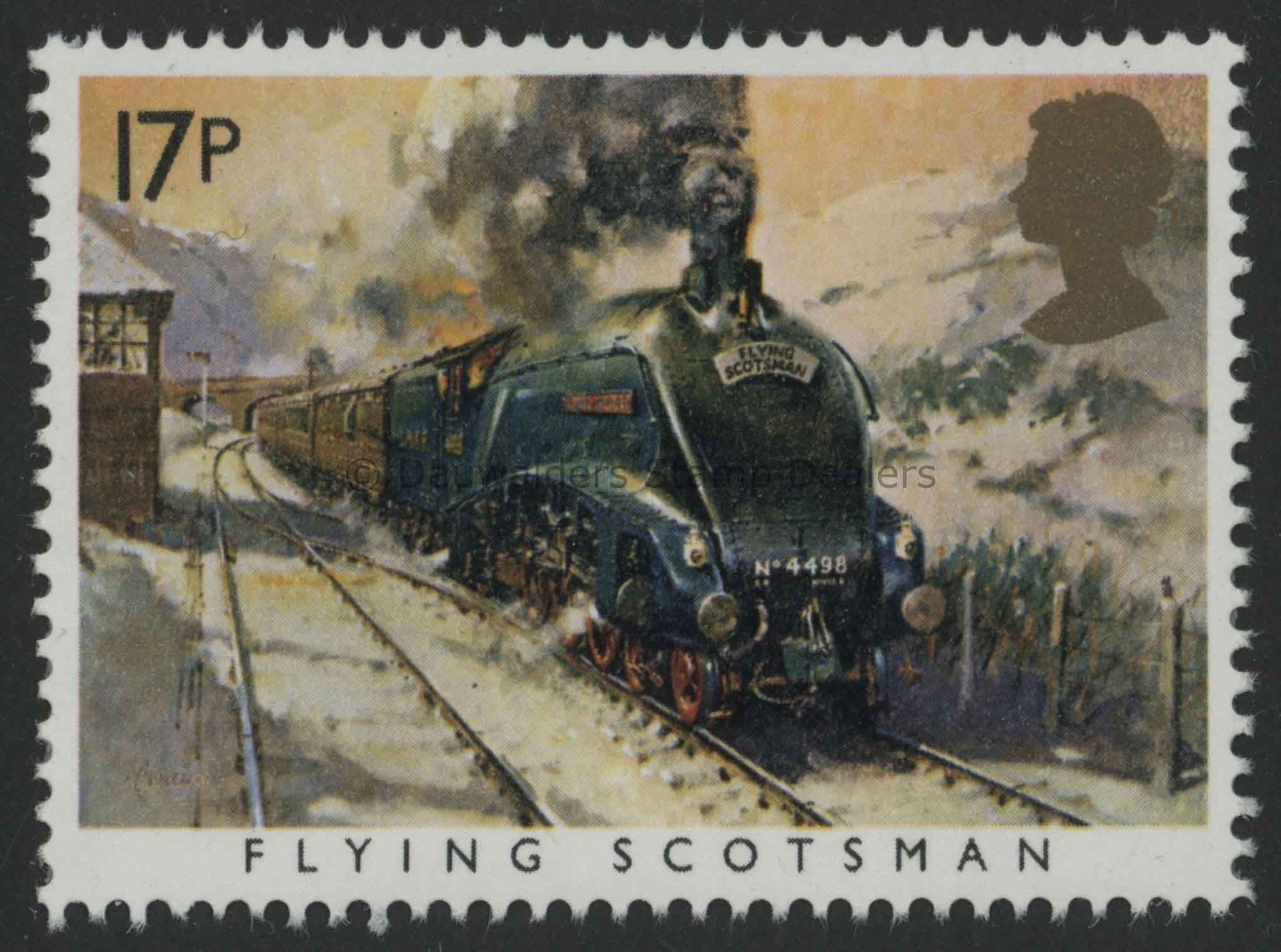 SG1272 17p Flying Scotsman 1985 Famous Trains