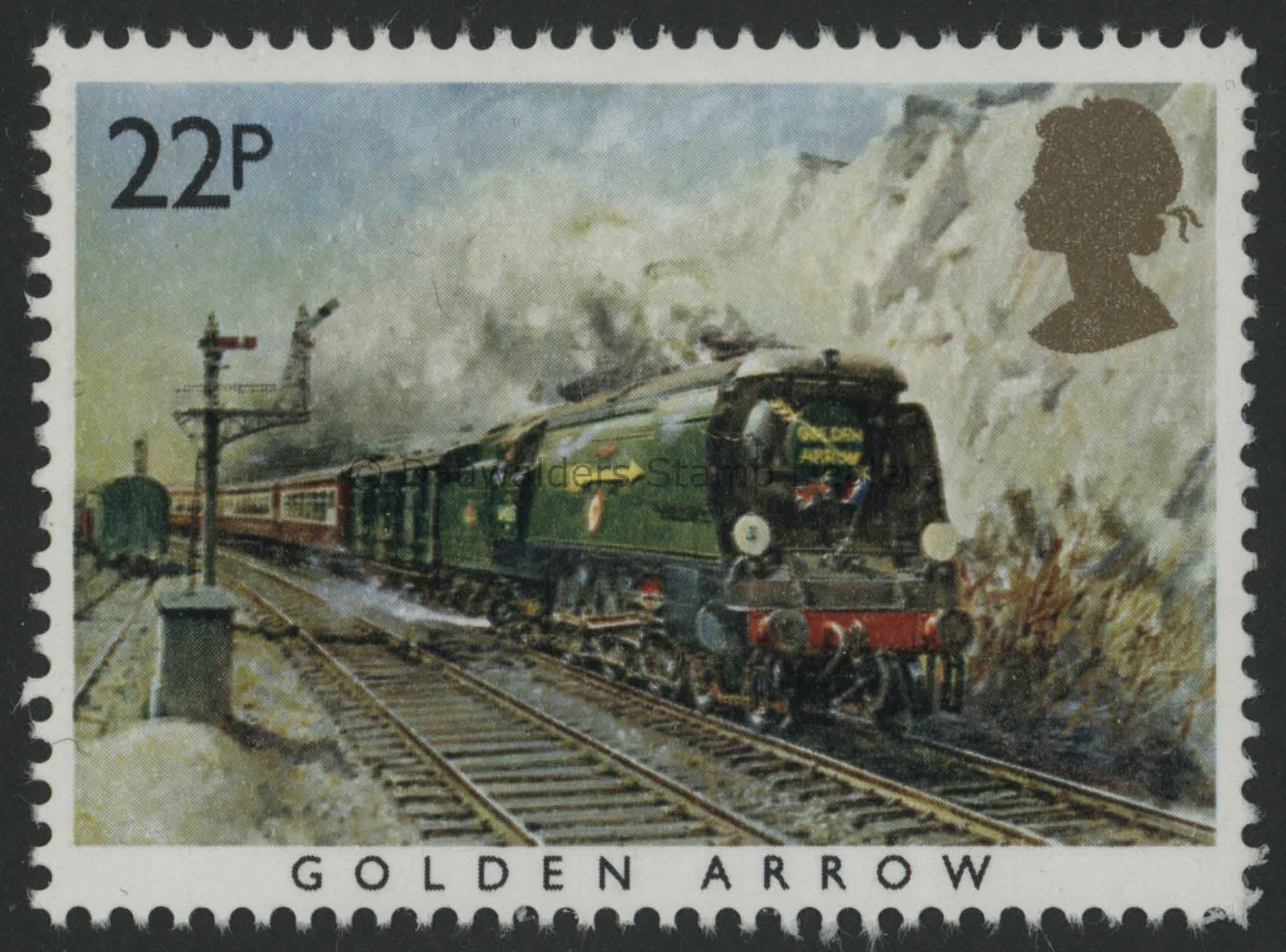 SG1273 22p Golden Arrow 1985 Famous Trains