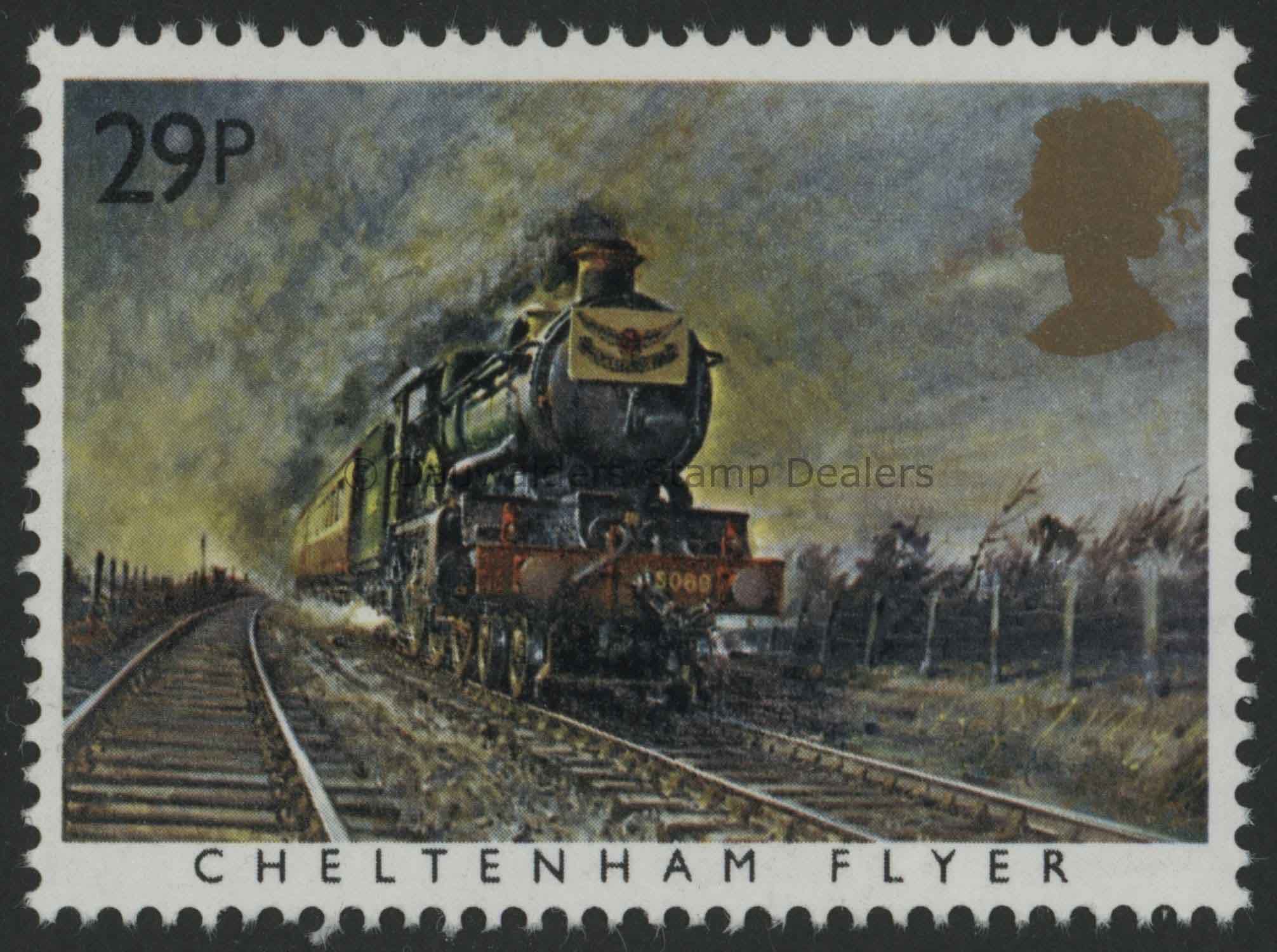 SG1274 29p Cheltenham Flyer 1985 Famous Trains