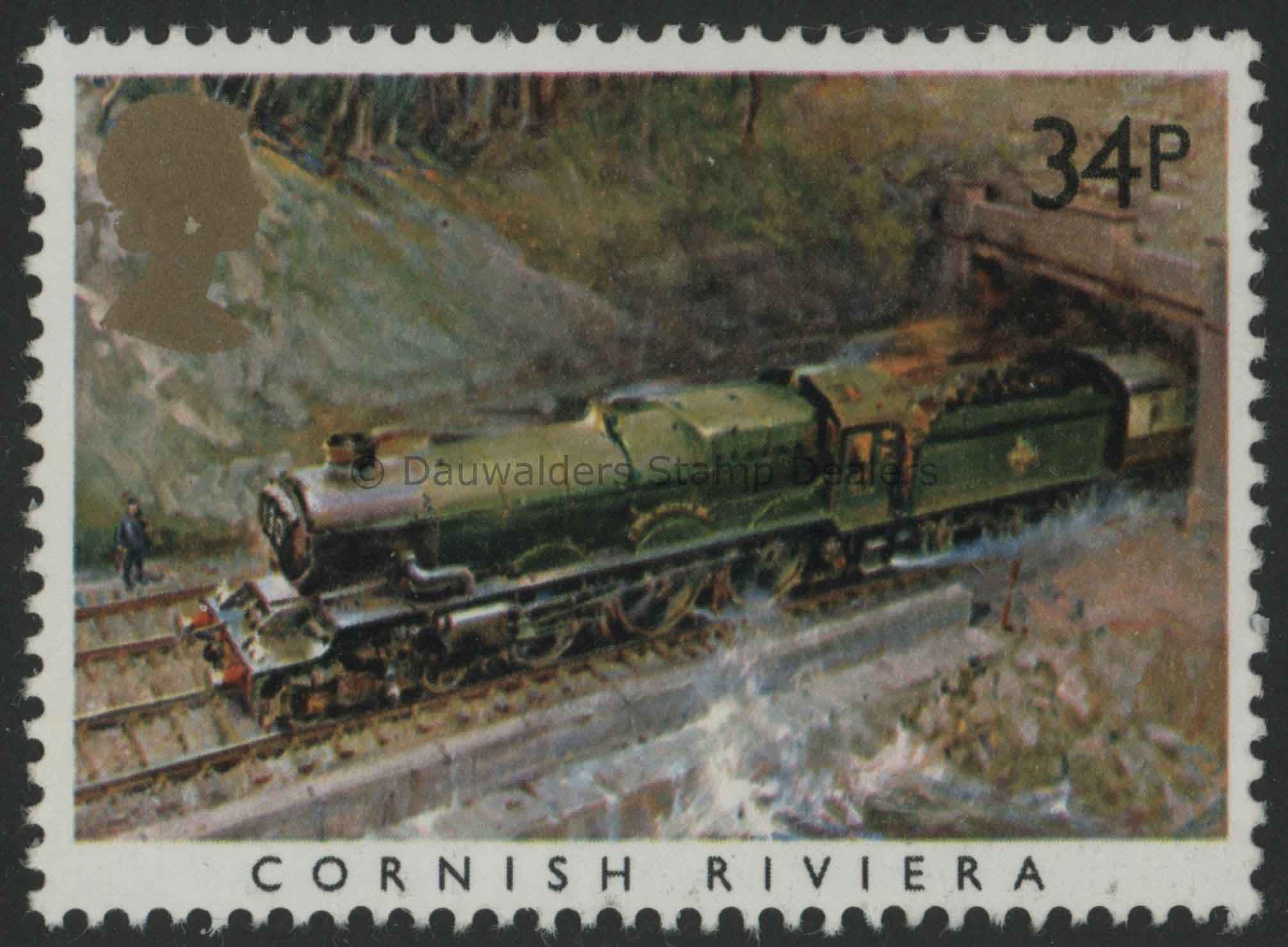 SG1276 34p Cornish Riviera 1985 Famous Trains