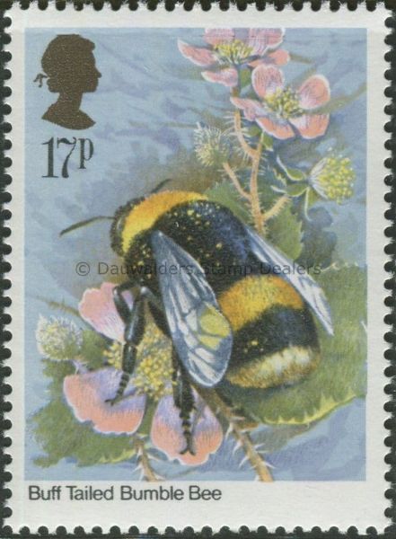 SG1277 17p Bumble Bee 1985 Insects