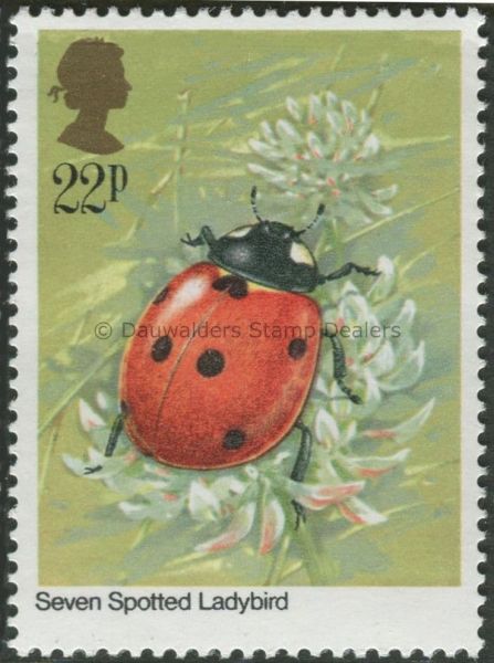 SG1278 22p Ladybird 1985 Insects