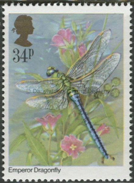 SG1281 34p Dragonfly 1985 Insects