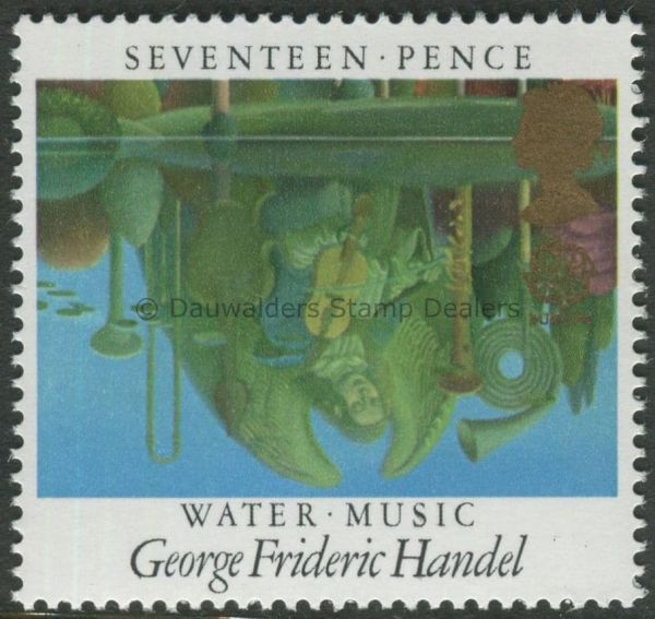 SG1282 17p Handel 1985 Europa Music