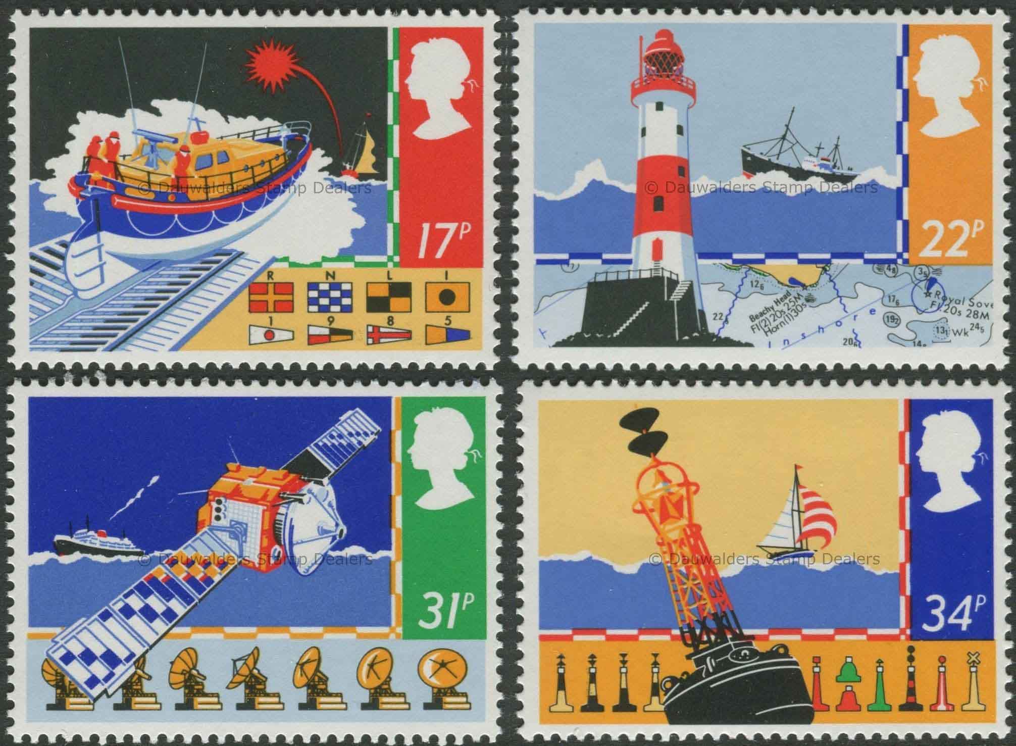 SG1286-1289 Set of 4 1985 Safety at Sea