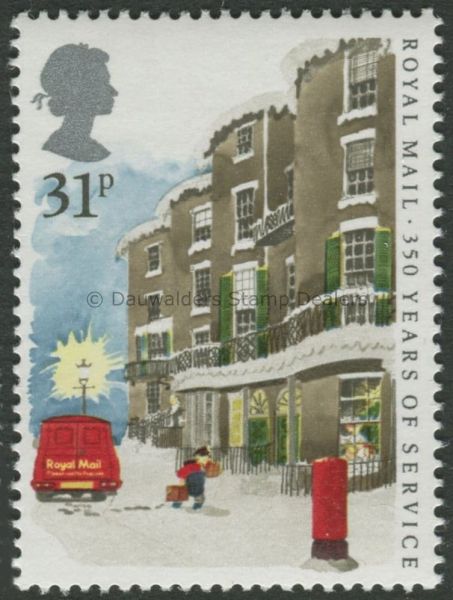 SG1292 31p Parcel Delivery 1985 P.O. Anniversary