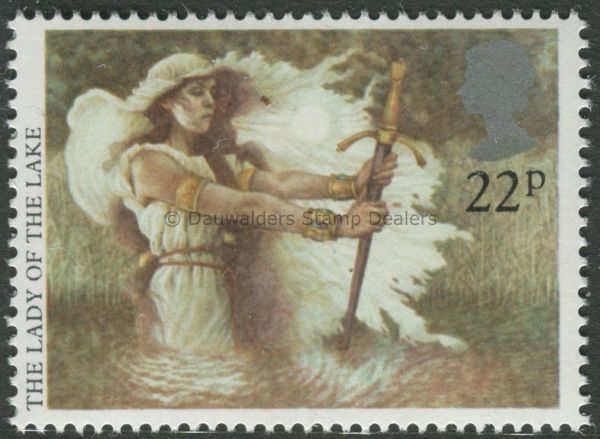 SG1295 22p Lady of the Lake 1985 Arthurian Legend