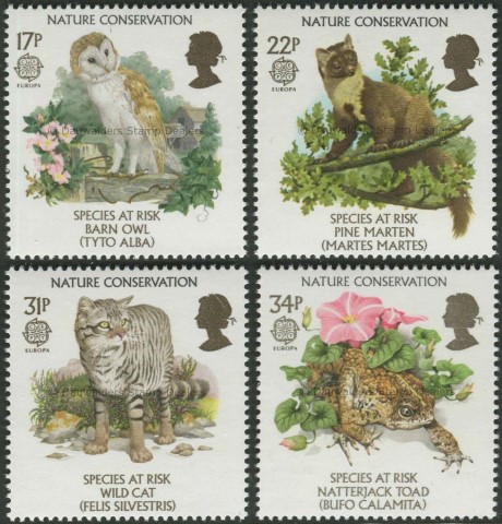 SG1320-1323 Set of 4 1986 Nature Conservation