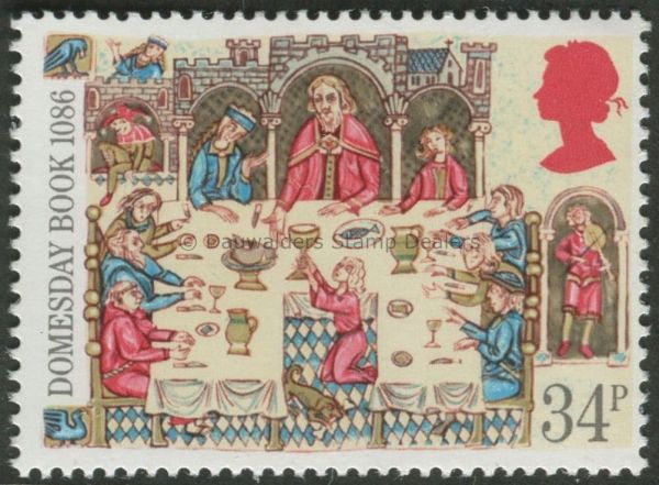 SG1327 34p Lord at Banquet 1986 Domesday