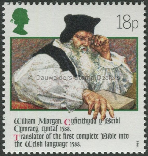 SG1384 18p Revd W. Morgan 1988 Welsh Bible