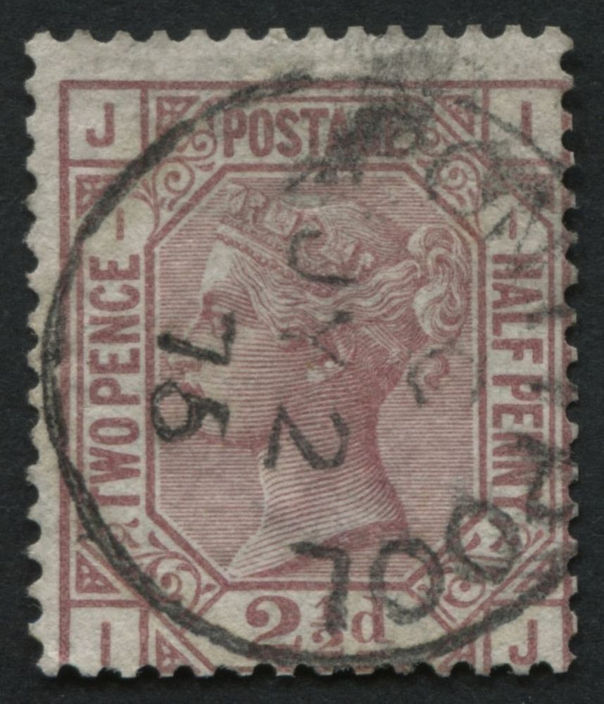 SG139 2d plate 1, PONTYPOOL cds 1876- superb