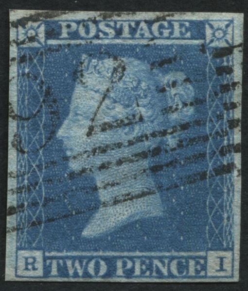 SG14 2d Blue RI 4 margins, F/U