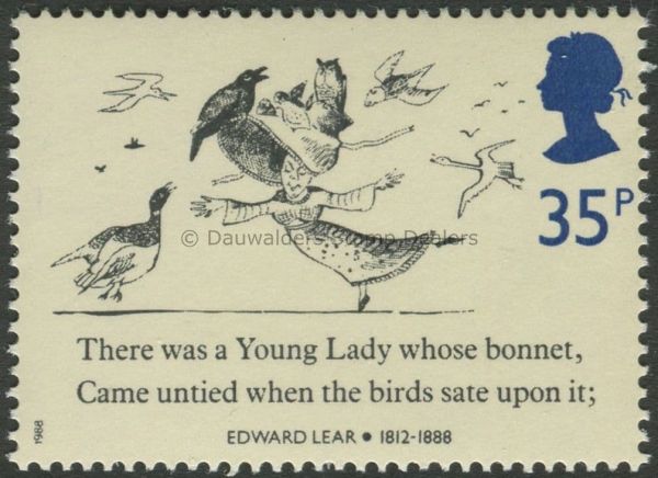 SG1408 35p There was a young 1988 Edward Lear