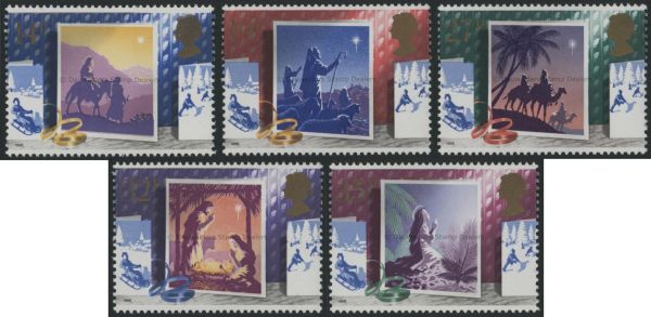 SG1414-1418 Set of 5 1988 Christmas