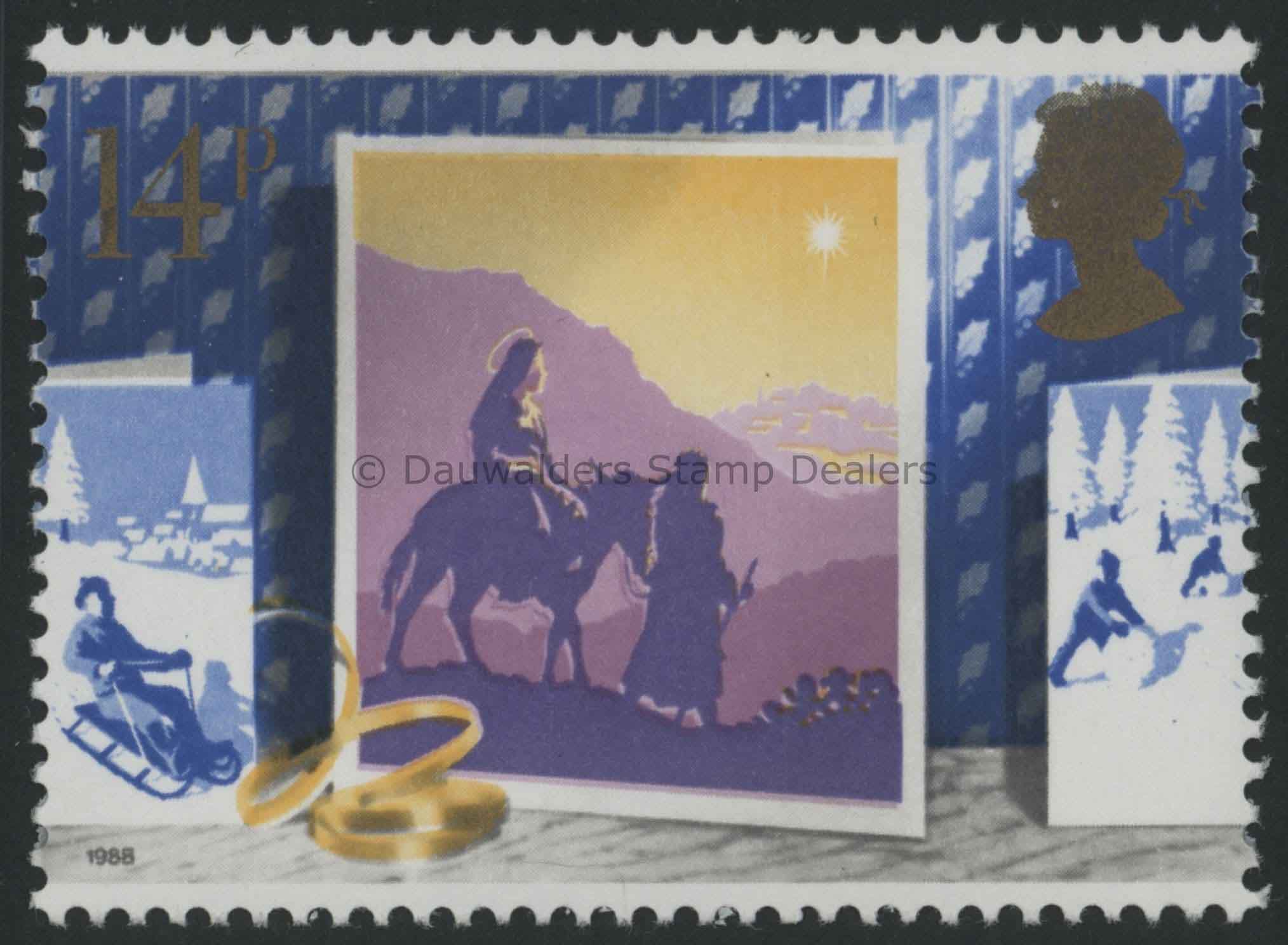 SG1414 14p Journey to Bethlehem 1988 Christmas