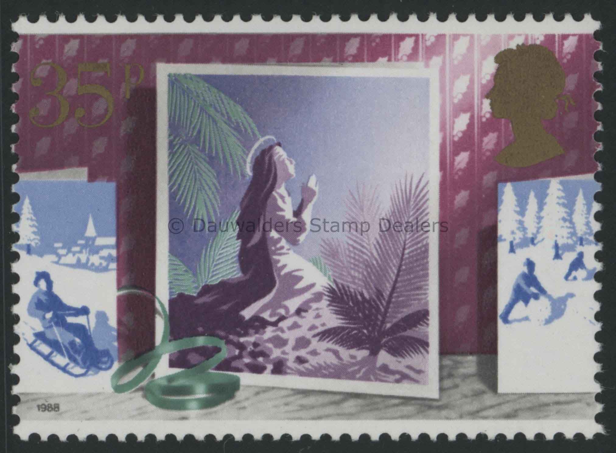 SG1418 35p The Annunciation 1988 Christmas