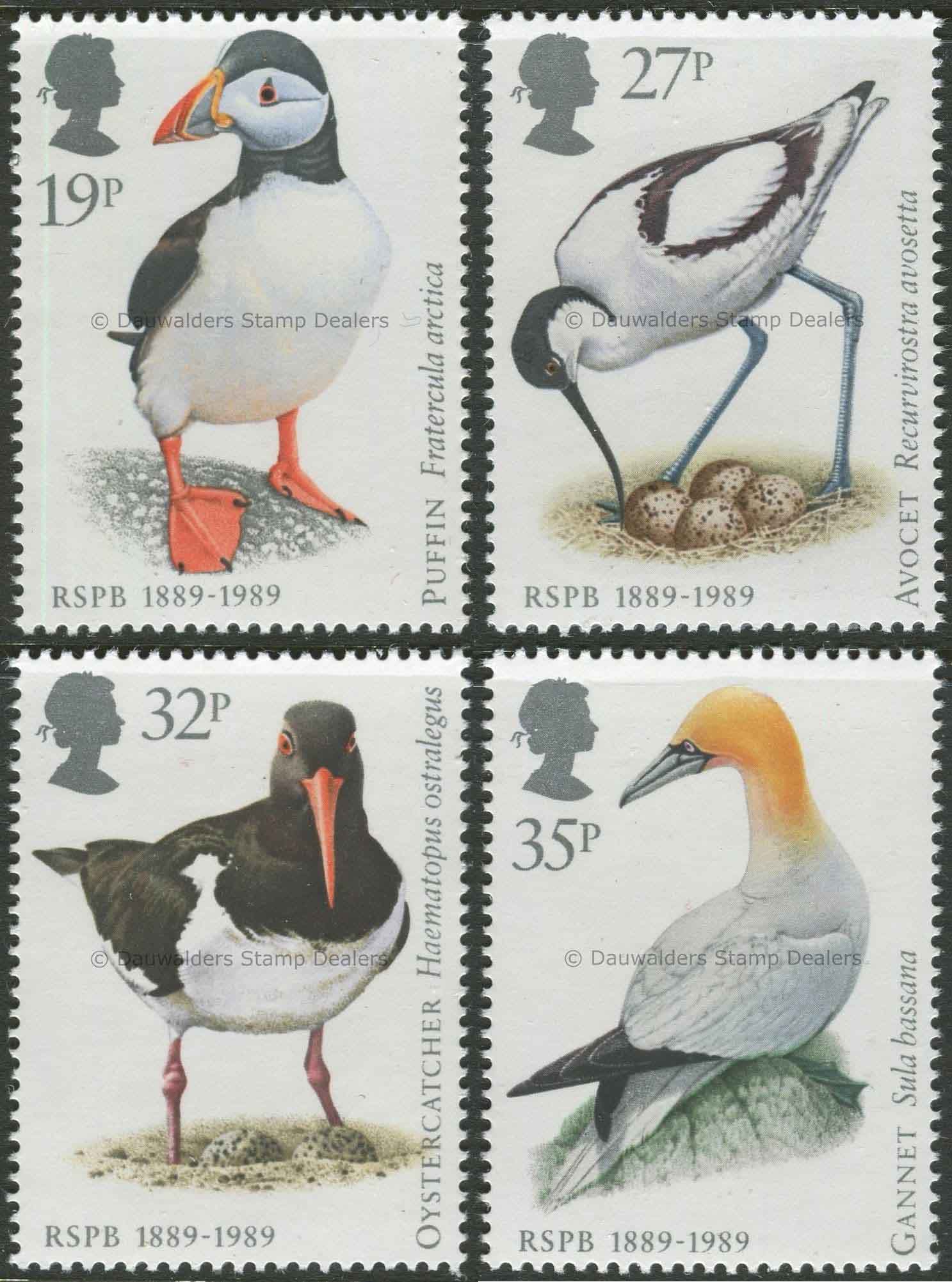 SG1419-1422 Set of 4 1989 Birds