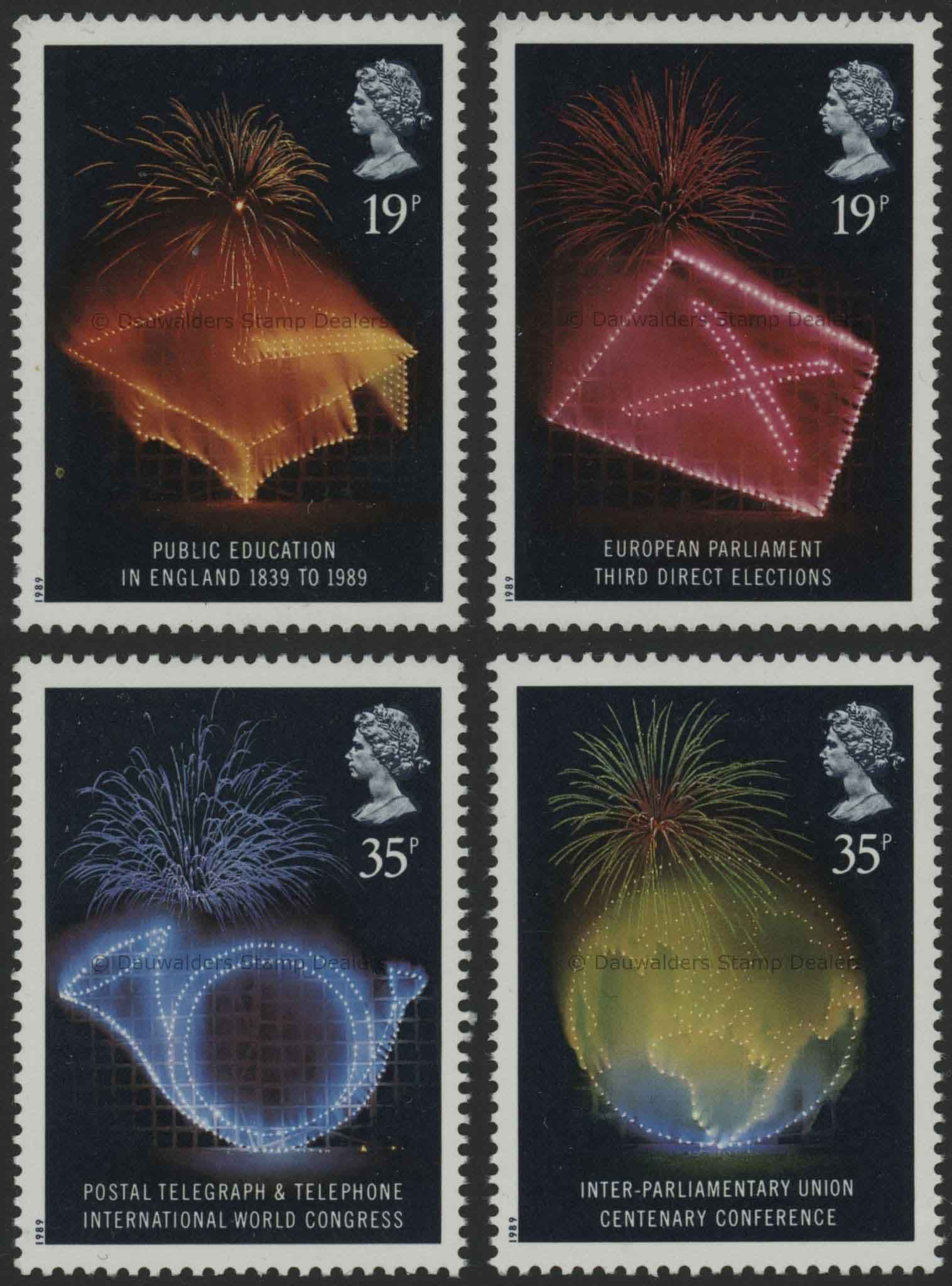 SG1432-1435 Set of 4 1989 Anniversaries