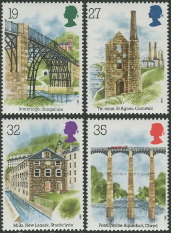 SG1440-1443 Set of 4 1989 Industrial Buildings