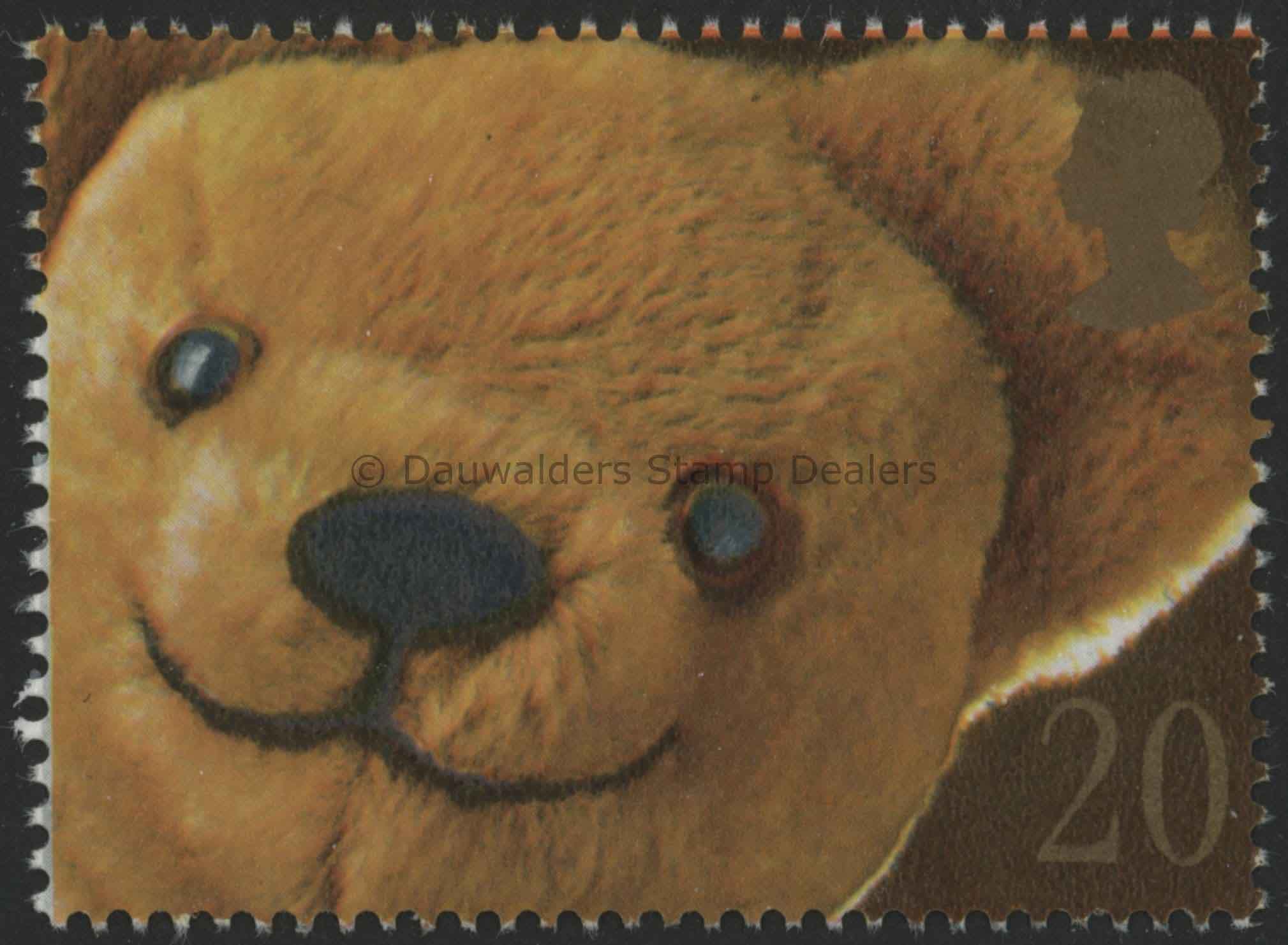 SG1483 20p Teddy Bear 1990 Greetings