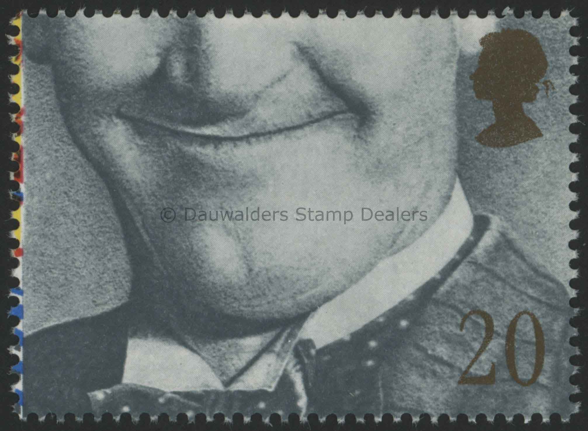 SG1492 20p Stan Laurel 1990 Greetings